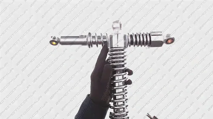 Амортизаторы пара   ЯВА   320mm, регулируемые   хром   JING   mod.A...
