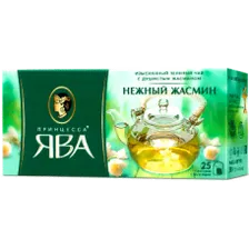 Принцесса Ява Жасмин 25 пак. зелёный аромат (Россия)