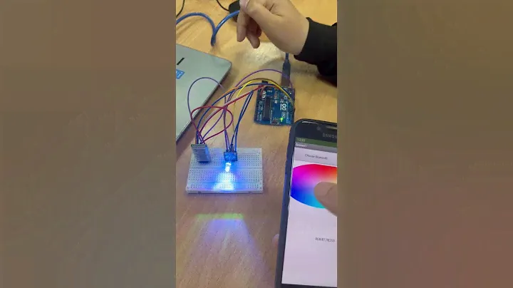 Bluetooth rgb controller for Arduino