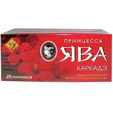 Чай «Принцесса Ява», Каркаде 25 пакетиков