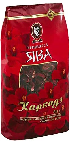 Напиток чайный ПРИНЦЕССА ЯВА Каркаде м/у 80г