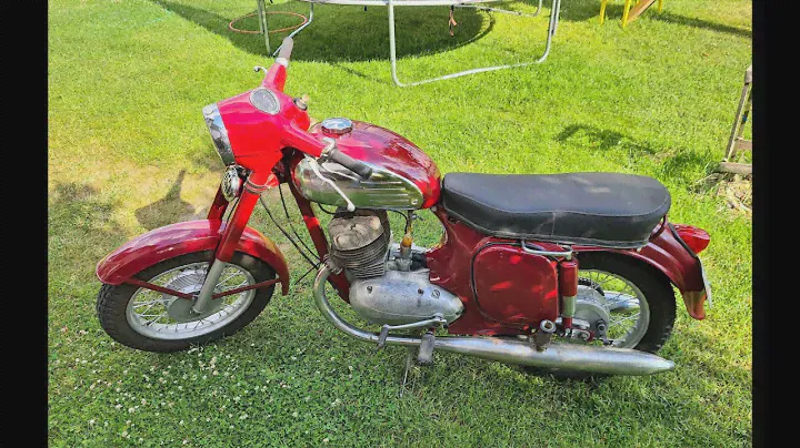 Jawa 360/00 Panelka Ява старушка с зажиганием CDI