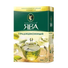 Чай Принцесса Ява Традиционный, зеленый, листовой, 100 г