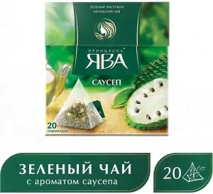 Чай Принцесса Ява Саусеп зеленый, в пирамидках, 20 шт-3