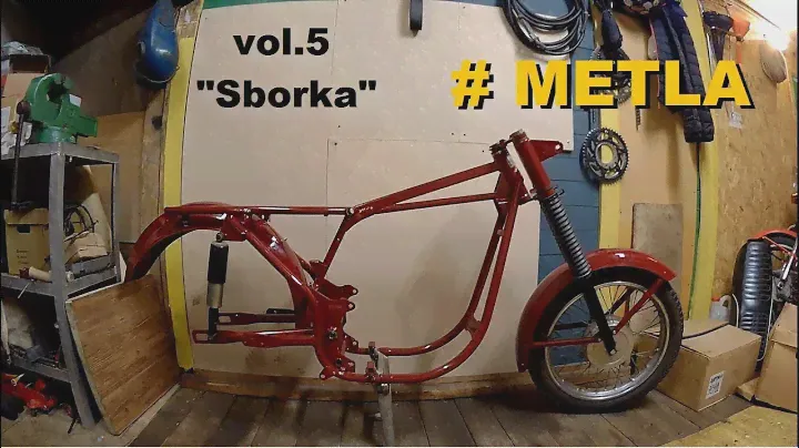 Ява 634 "Проект Метла" | Передняя вилка | Сборка мотоцикла.