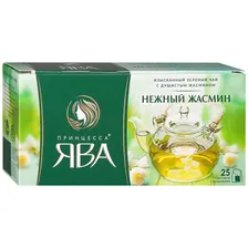 Чай зеленый с жасмином 1,5г*25пак тм"Принцесса Ява"